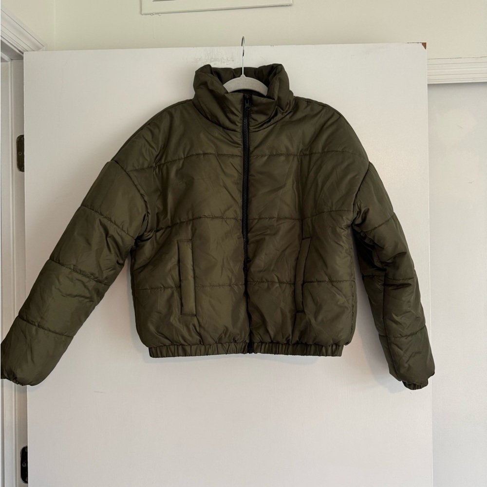 Abound Green Puffer Jacket